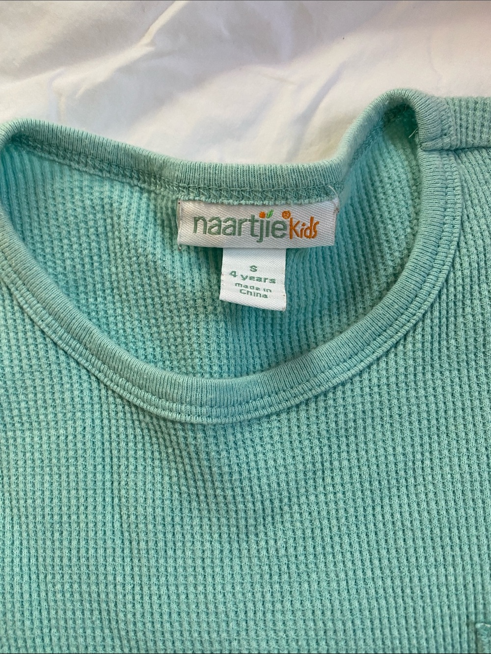 naartjie Kids Seafoam Waffle Knit Top - Picture 2 of 6